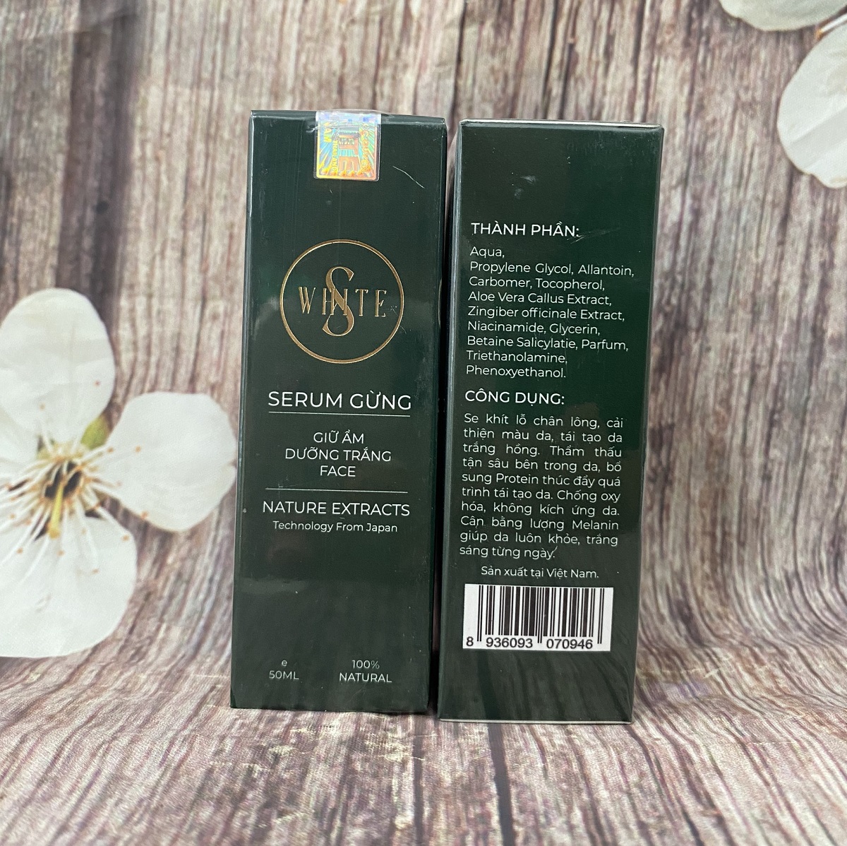 Serum gừng swhite 50ml Holaskin