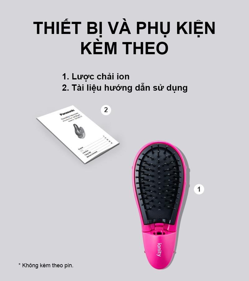 Lược chải tóc ion Panasonic EH-HE10VP421