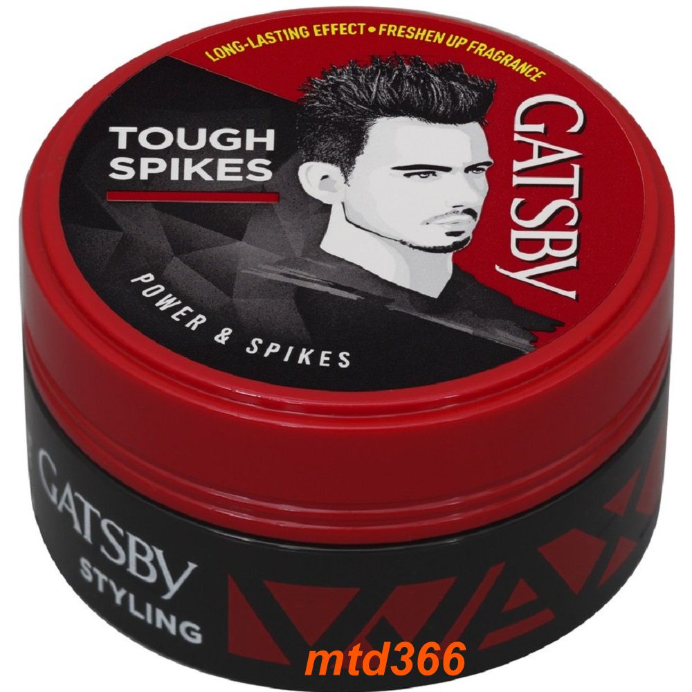 Wax tạo kiểu tóc 75g gatsby màu đỏ power & spiky