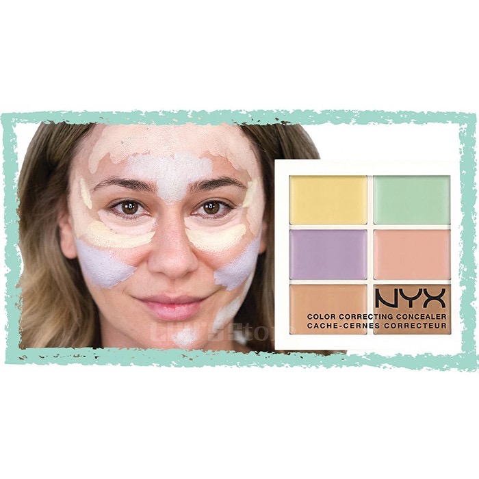 Bảng che khuyết điểm, triệt sắc NYX correcting concealer
