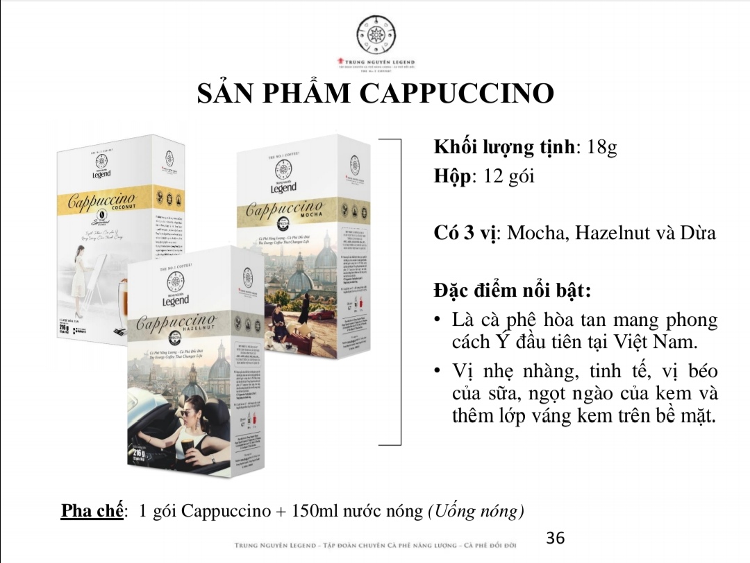 Cafe campuchino vị mocha