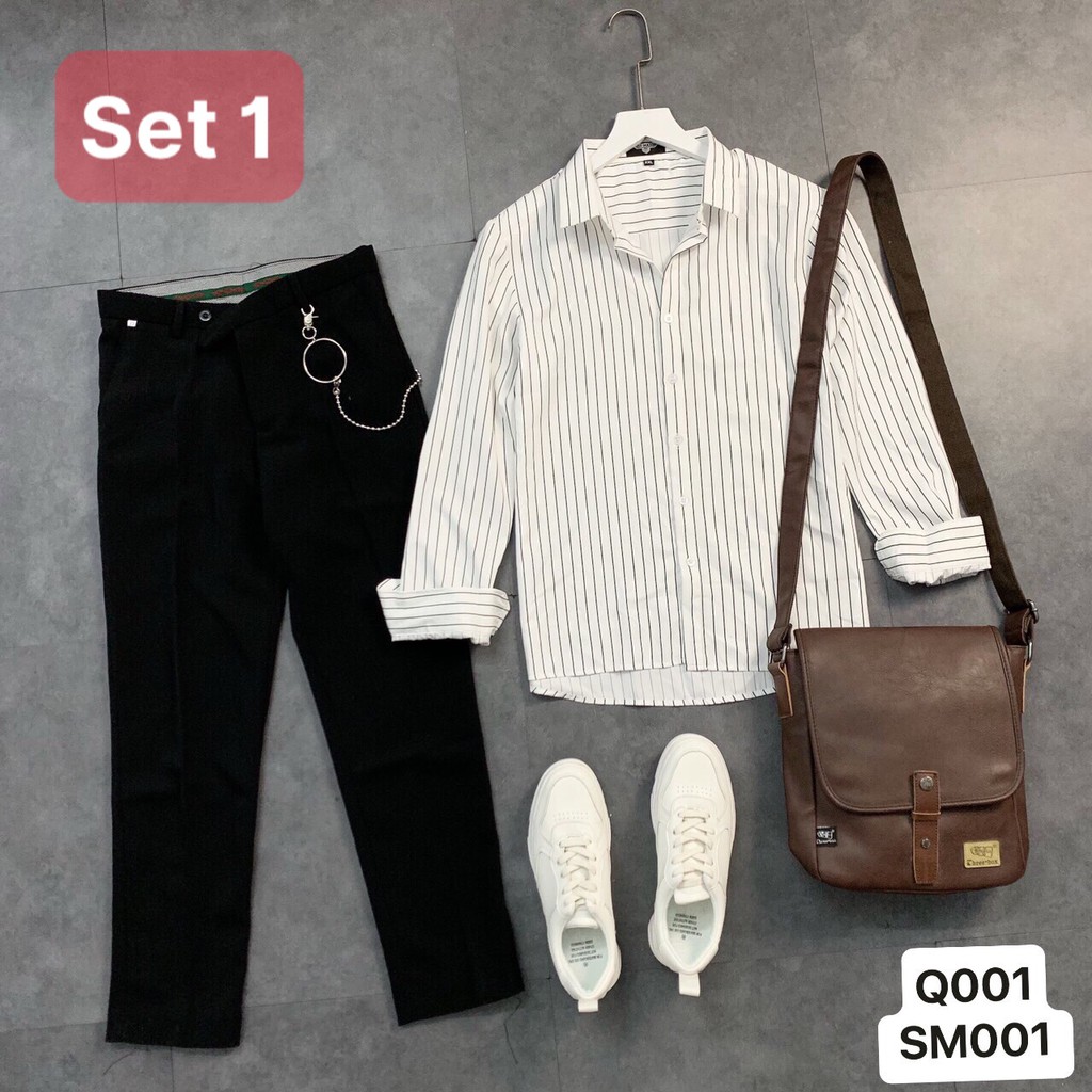 Combo Phối Set Phố Cực Chất Với Style Hàn Quốc