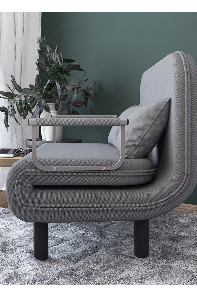 JJT Simple modern pull out sofa bed apartment for rent small unit simple double sofa bed with armrest Small simple unit simple double sofa bed with armrest modern simple pull out sofa bed apartment for rent
