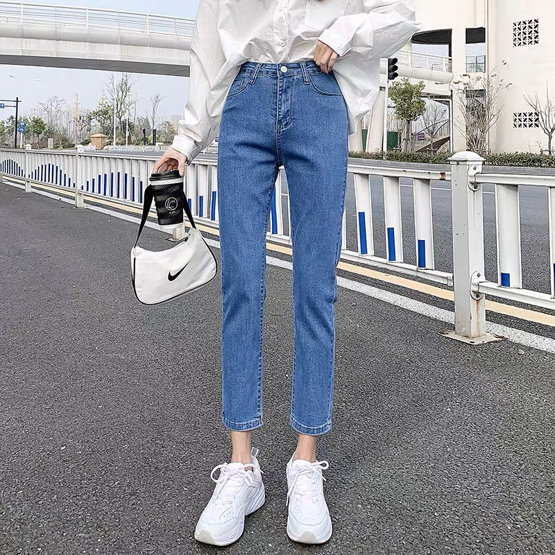 Quần Jean Nữ Trơn Lửng Quần Baggy 9 Tấc Quần Bò Nữ Ống Nhỏ Quần Lửng Nữ Mẫu Mới Quần Tím Nữ Quần Hồng Nữ Quần Xanh Nữ Quần Xám Nữ CITY JEANS"