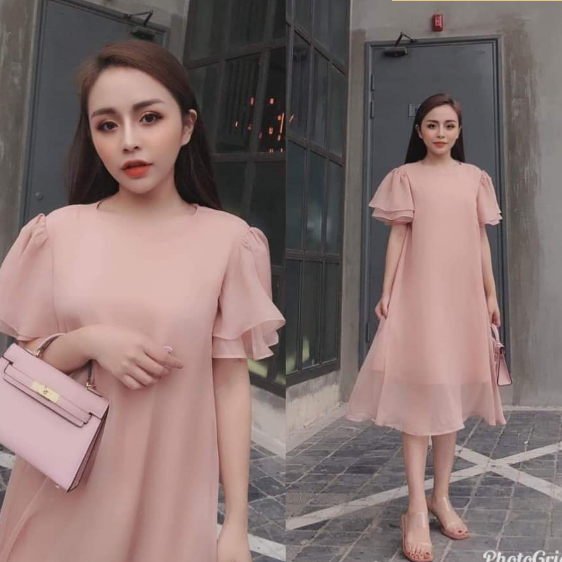 váy bigsize -đầm big size xinh xắn dáng suông trẻ trung - Có ảnh thật