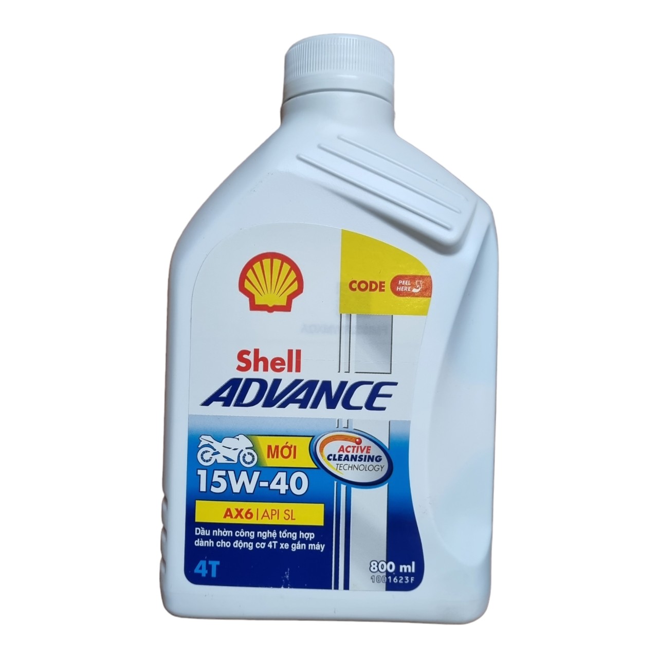 Nhớt Shell AX6 Công Nghệ Tổng Hợp 15W40 cao cấp chuyên tay côn