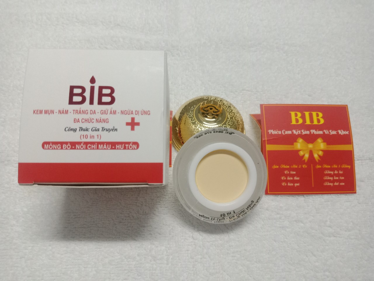 KEM DƯỠNG DA MẶT BIB 10 IN 1 16G