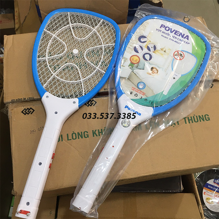 Vợt bắt muỗi điện quang, vợt muỗi điện quang POVENA