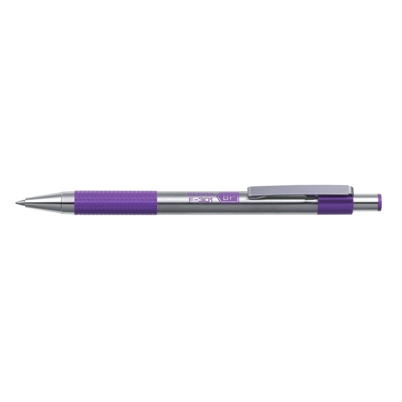 Bút bi Zebra F301 mực xanh ( chính hãng).
