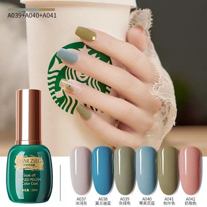 [HCM]Sơn gel Charzieg bảng màu 37-42 15ml