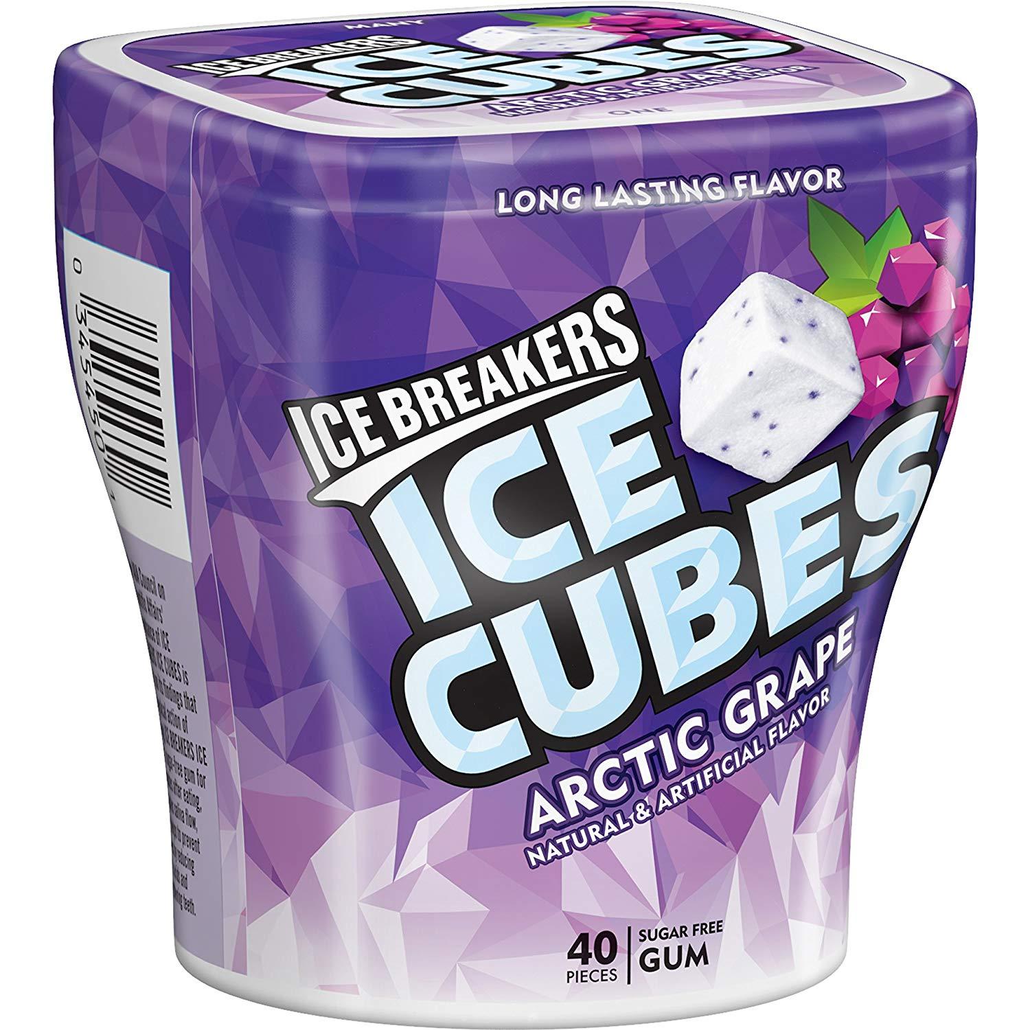 Kẹo Gum Ice Cubes Ice Breakers Grape