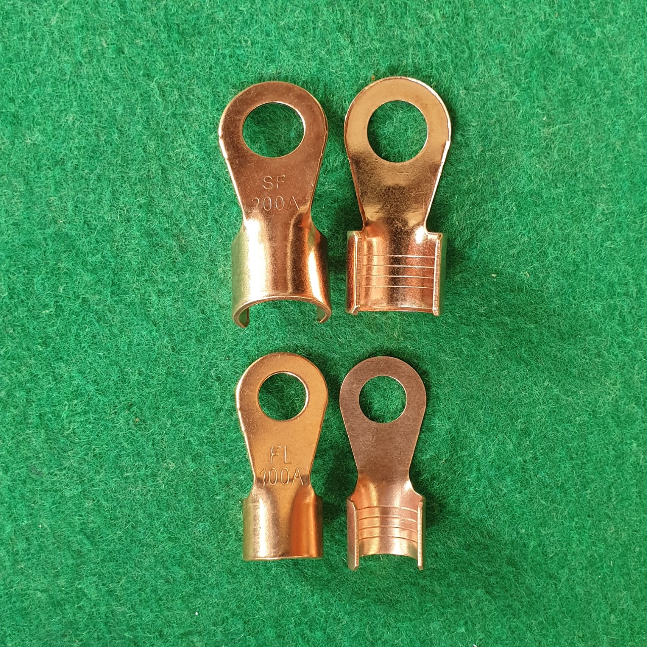 2 Copper Terminal Bags (Cos), 100A, 200A Connectors