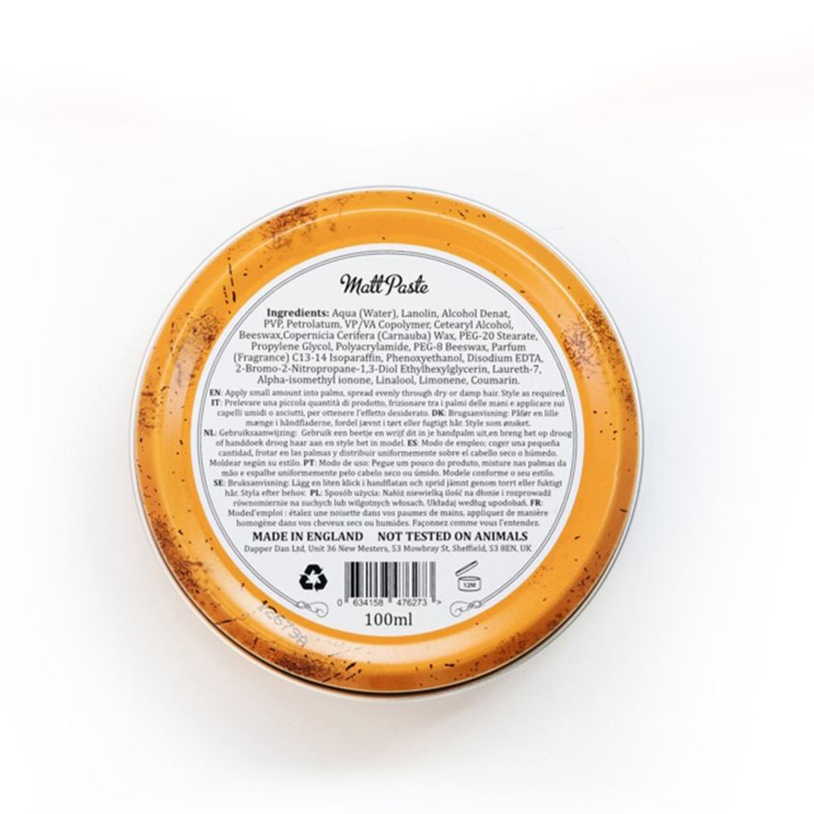 [HCM]Sáp Vuốt Tóc Dapper Dan Matt Paste 100ml - Chính Hãng 100%