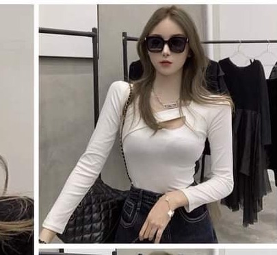 Áo Coprop kiểu tay dài cá tính