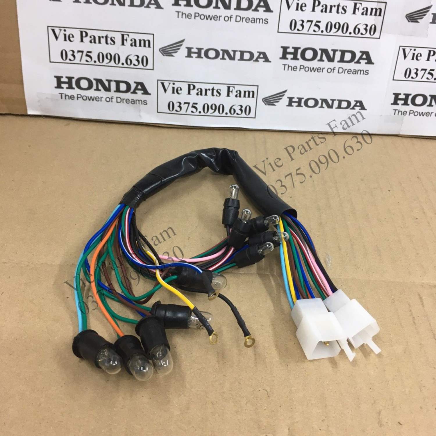 Bộ dây điện đồng hồ Wave nhỏ 2 bóng, Wave ZX