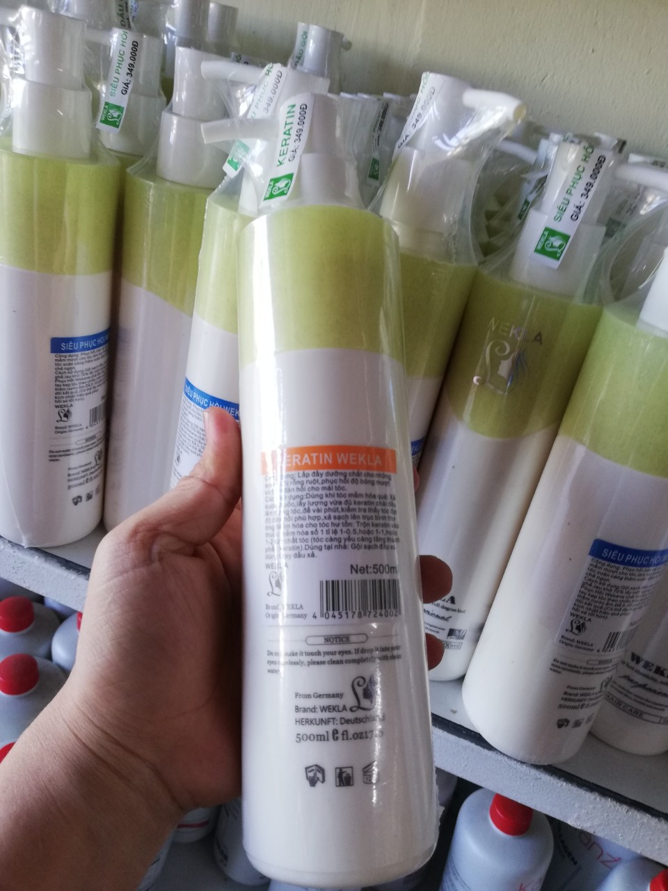 Keratin phục hồi tóc wekla