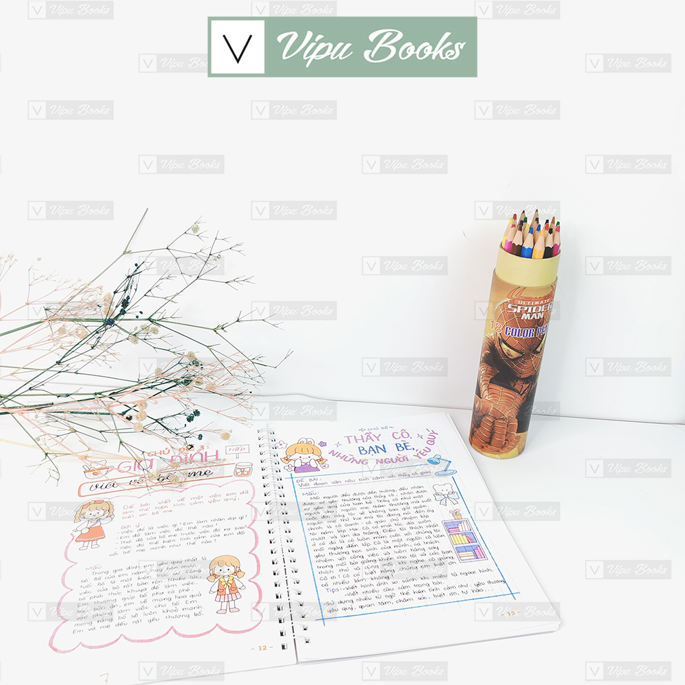Sổ Tay Môn Tập Làm Văn 2-3 - Khổ Giấy A 5 ( Takenote Tập Làm Văn 2-3)