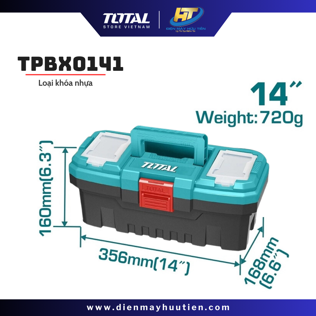 Hộp Đựng Dụng Cụ 14 inch TOTAL