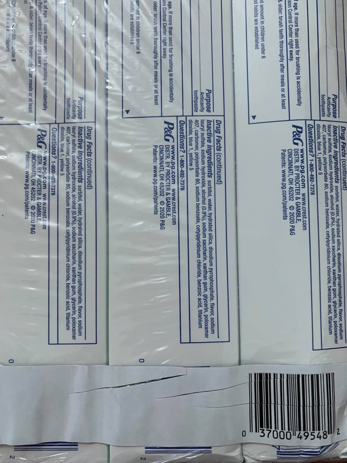 ( Date 2023) Kem Đánh Răng Crest Complete Extra Whitening+ Scope Advanced Freshness Mỹ 232g x 5