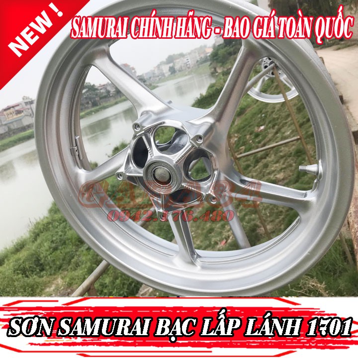 [HCM]COMBO SƠN SAMURAI MÀU BẠC LẤP LÁNH 1701
