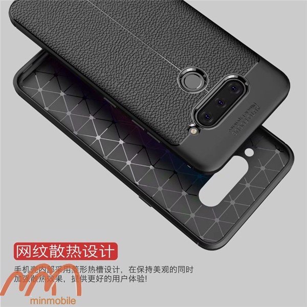 Ốp lưng LG V40 ThinQ chống sốc giả da autofocus