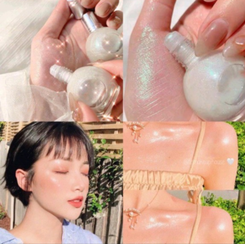 Chai Lăn Dạng Lỏng Nhũ Bắt Sáng Highlight GUICAMI