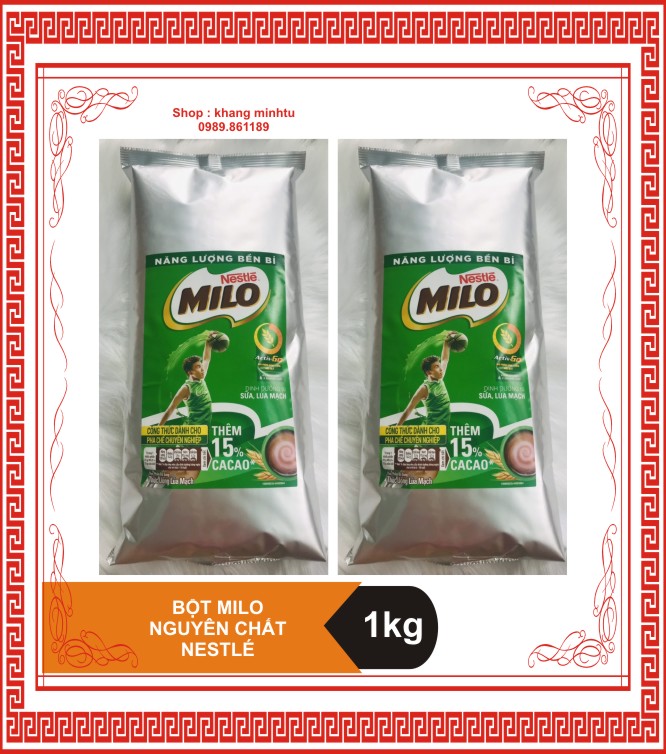 Pure Milo Powder 1kg - Nestlé