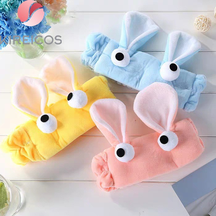 [HCM]Băng Đô Tai Thỏ Cài Tóc Rửa Mặt C0827 - kireicos
