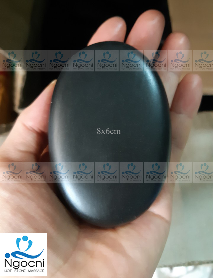 [HCM]Combo 20 viên 6x8x2cm đá nóng massage oval