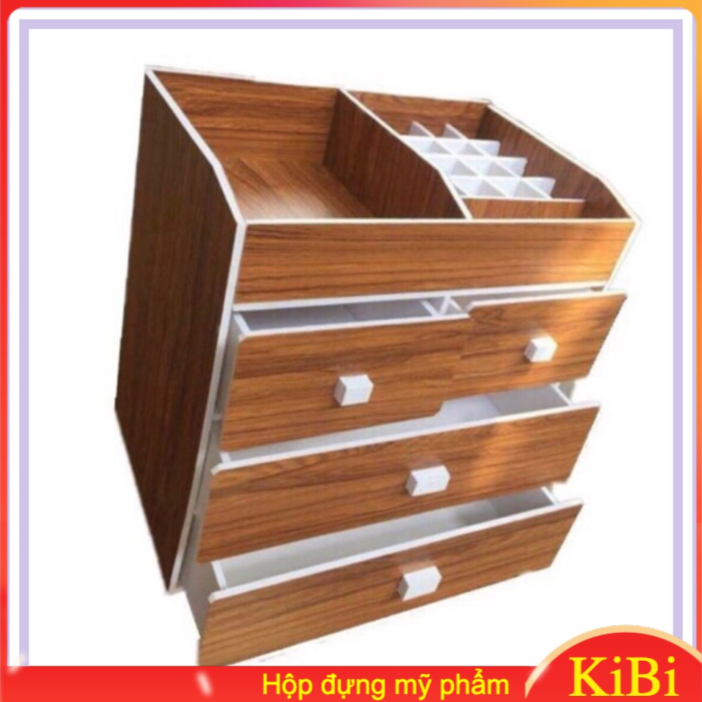 Tủ Đựng Mỹ Phẩm Giả Gỗ ( 30x30x22cm )