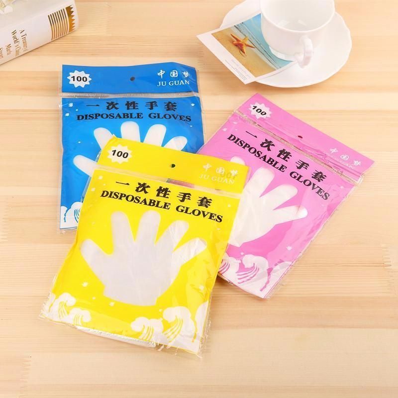 Găng Tay Nilon Sử Dụng 1 Lần (Bịch 100 cái)