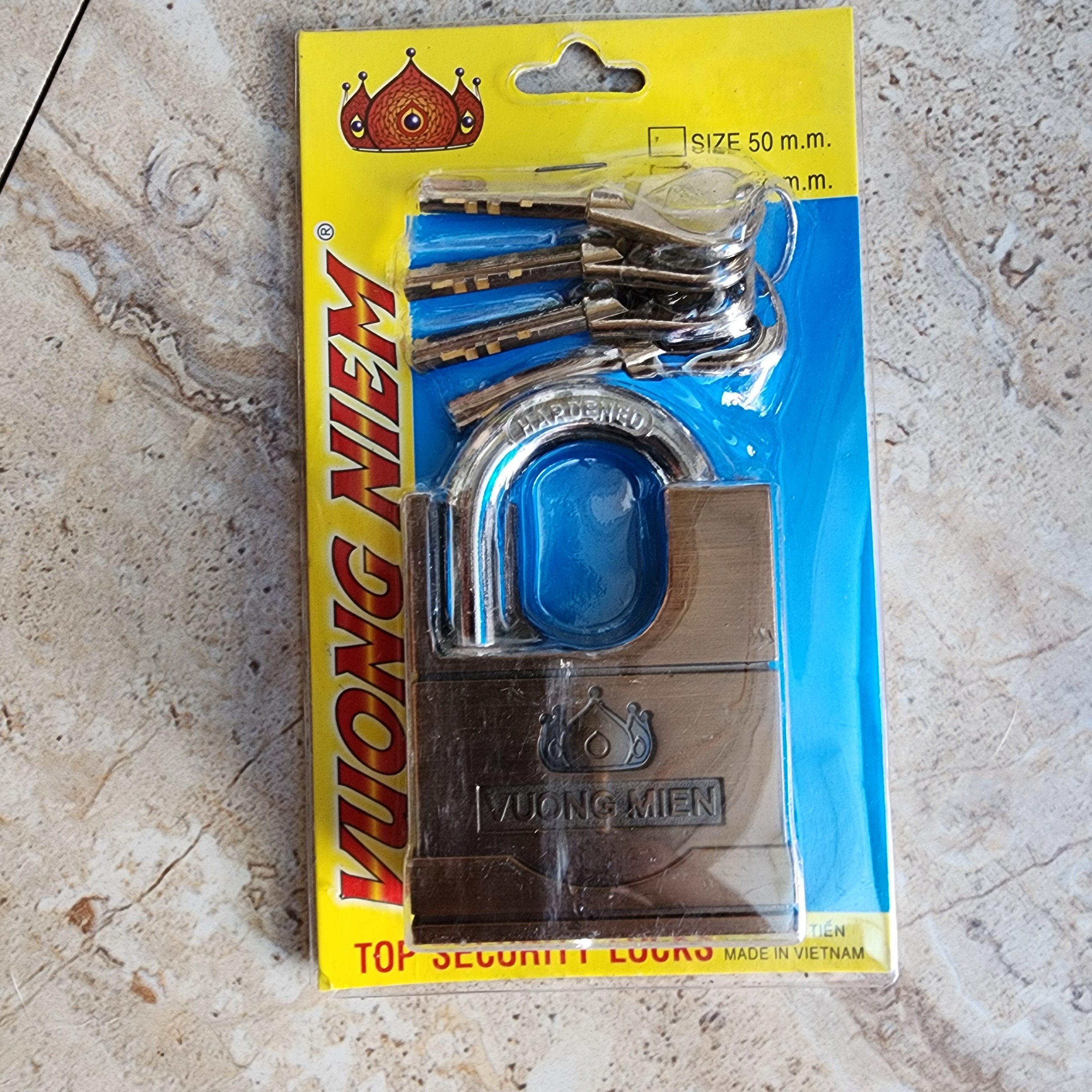 Ổ khóa chống cắt Vương Miện 60mm