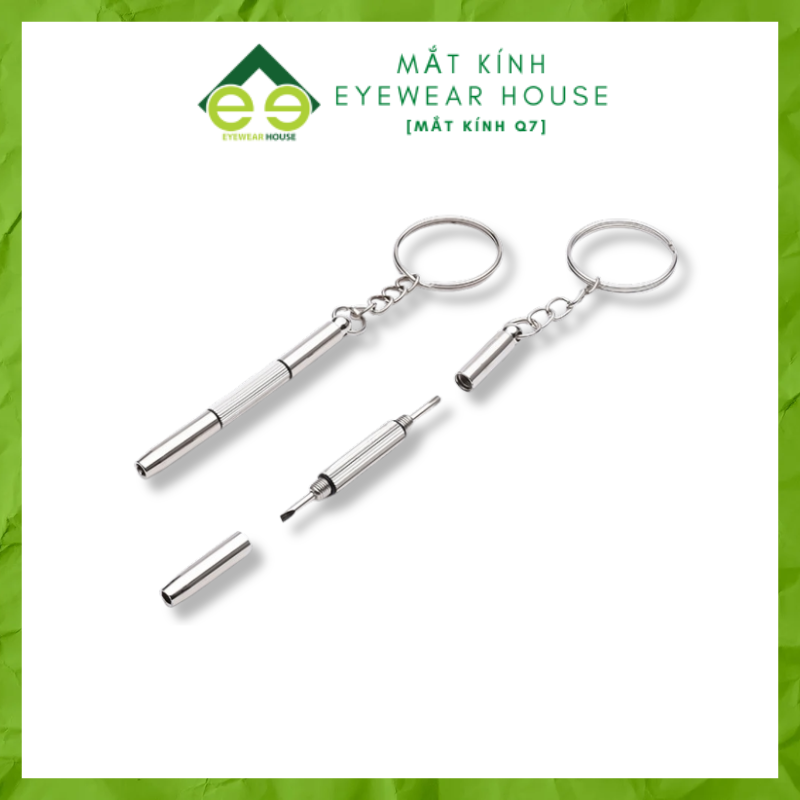 [Kèm ve vít] Móc Vít Chìa Khóa Sửa Gọng Kính