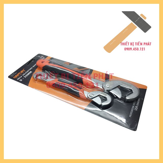 [HCM]Bộ 2 Mỏ Lết Đa Năng Từ 9mm - 32mm CENTURY Mã 160414-Mw Chính Hãng