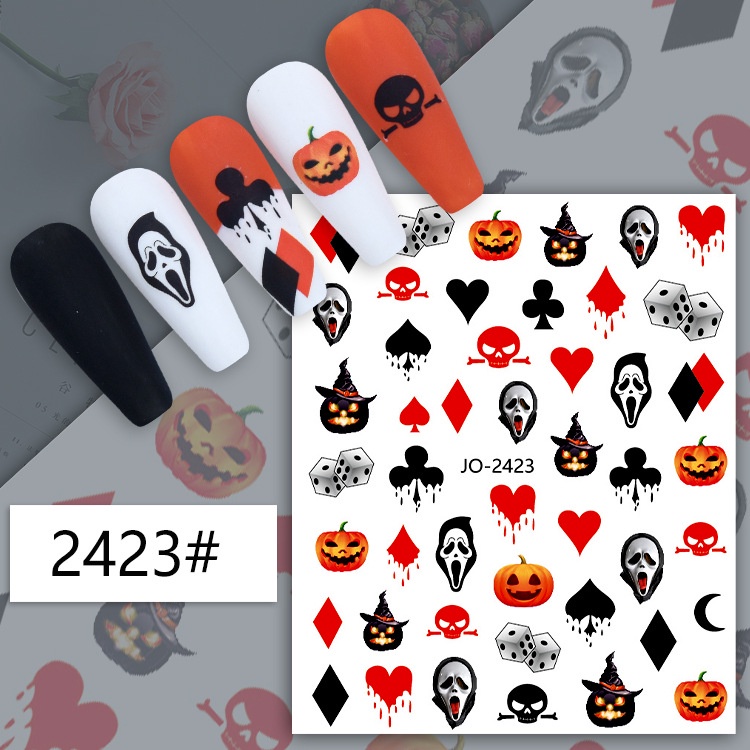 Sticker 3D | Halloween Valak 2023 | Trang Trí Móng Tay