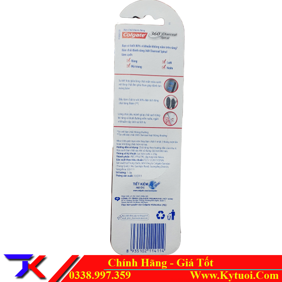Bàn chải Colgate 360 deep clean (siêu mềm)