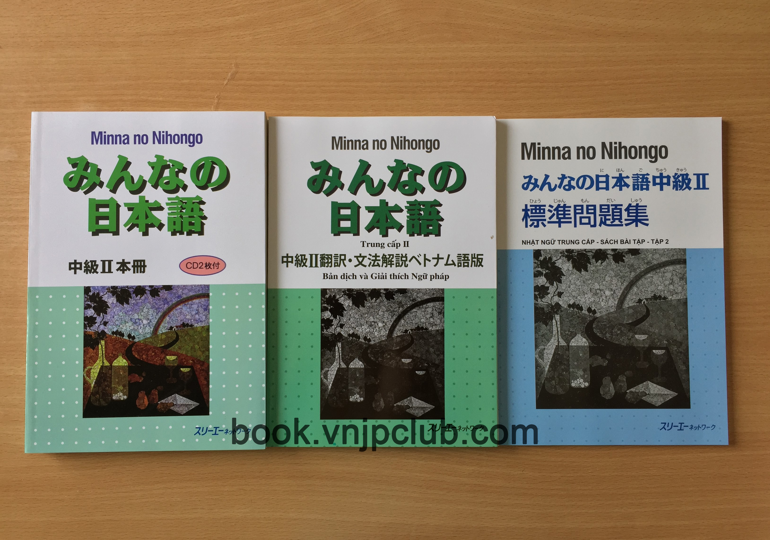 Minna no Nihongo Trung Cấp 2 – Bộ 3 cuốn (Kèm CD)