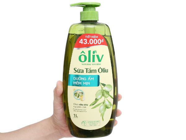 Sữa Tắm Ôliu Dưỡng Ẩm Mềm Mịn 1L