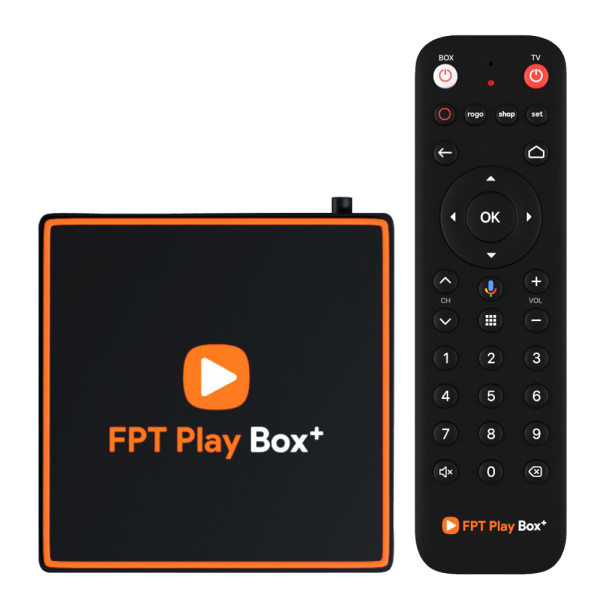 FPT PLAY BOX 2020 + Android 10 + 4K Model S550/T550 RAM 2GB Có Điều Khiển Bằng Giọng Nói - Tặng 1 năm gói Gia đình và 1 tháng VIP trị giá 600k