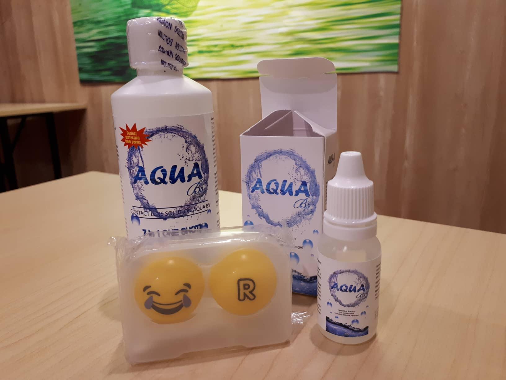 Combo Nước Ngâm Thuốc Nhỏ & Khay Đựng Lens