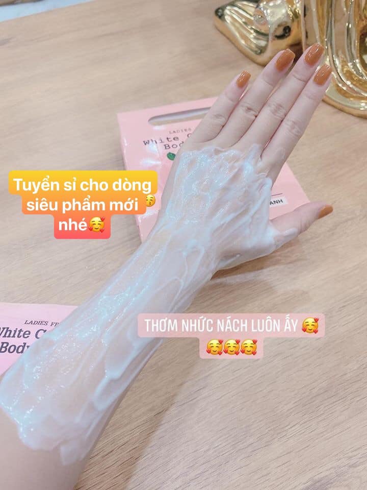 (SIÊU TRẮNG hàng xịn) Ủ Tắm Trắng Chanh Qlady trắng da sau 15 phút