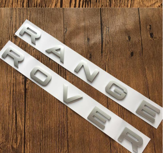 Tem Logo Chữ Nổi RANGE ROVER Trang Trí Xe
