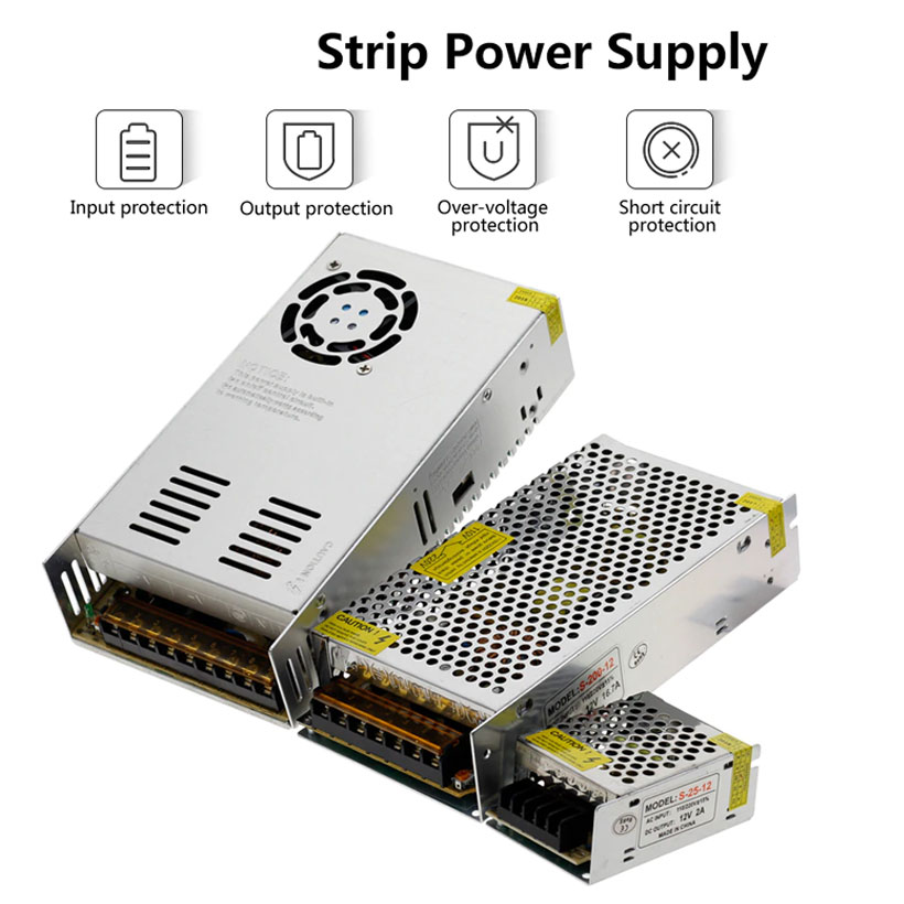 Nguồn tổng tổ ong, nguồn 24v - 5a/10a/15a/20a/30a dùng cho camera và đèn led