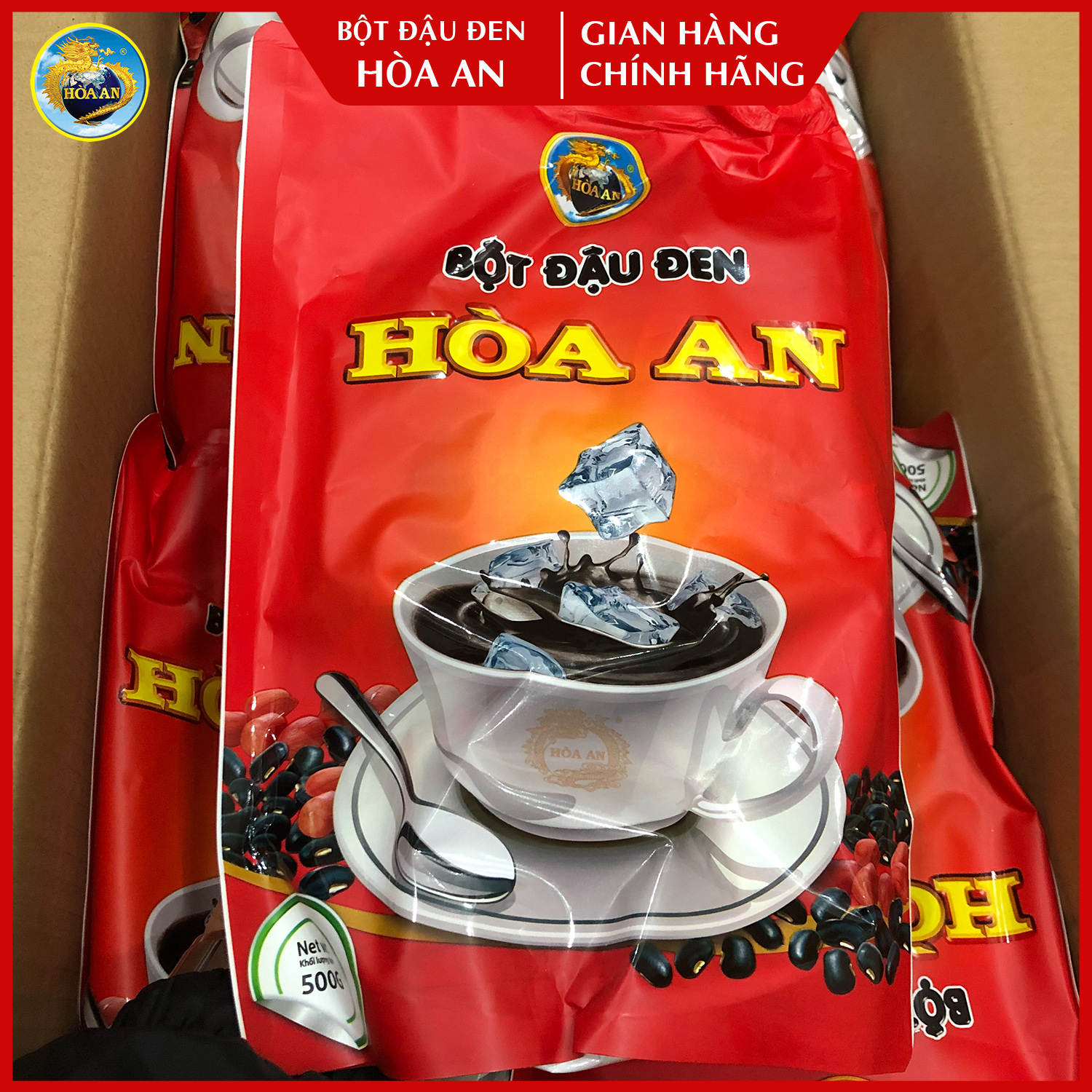 Bột Đậu Đen HÒA AN 0.5Kg