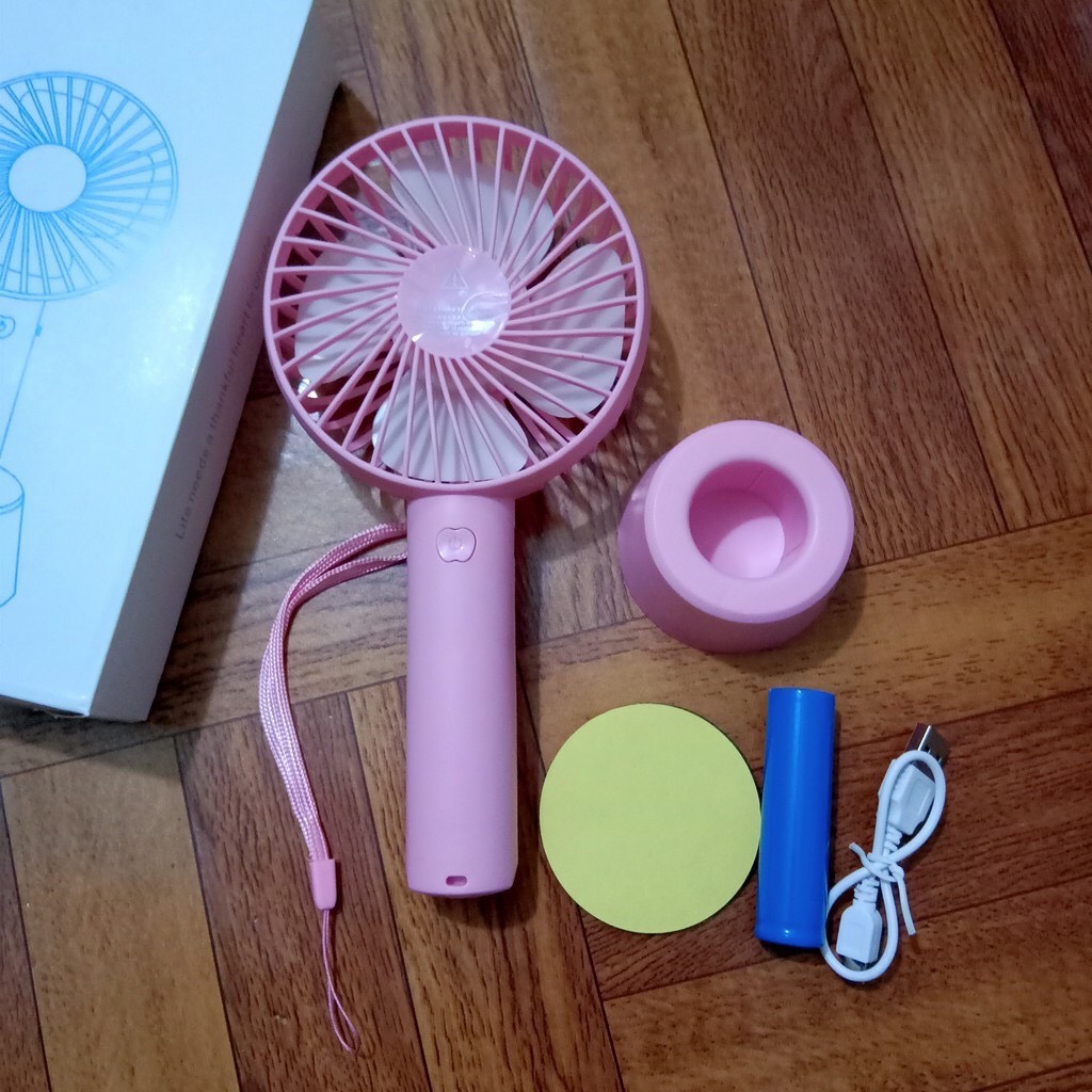 Quạt cầm tay - quạt mini tích điện N9 3 cấp độ gió