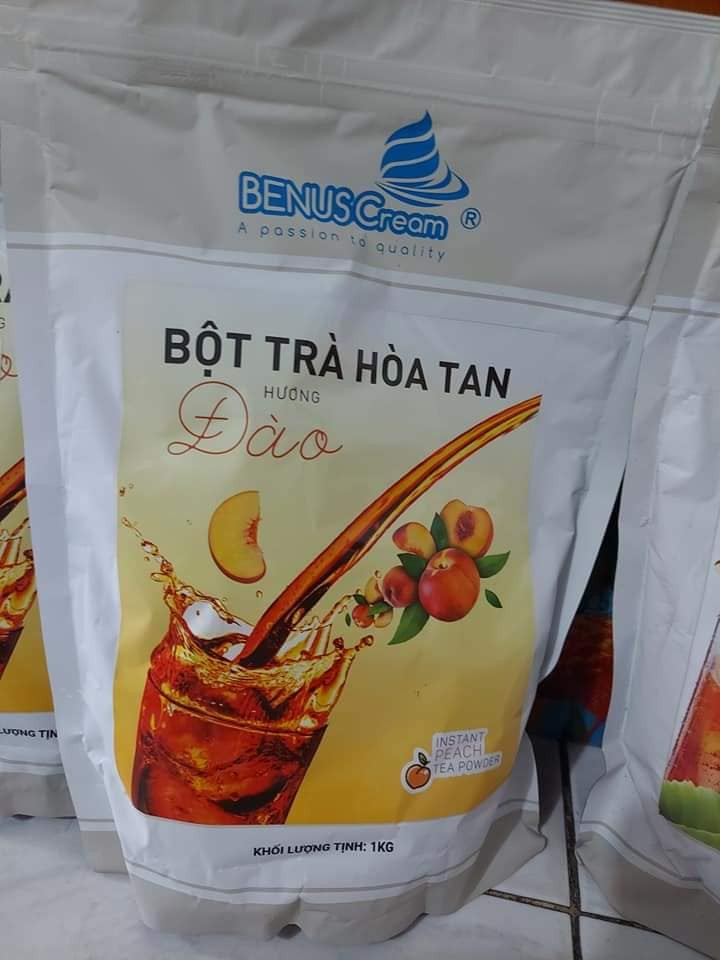 Bột Trà Hoà Tan Hương Đào Cao Cấp
