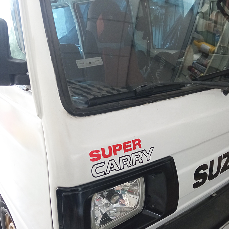 Tem chữ SUPPER CARRY Phản Quang dán xe SUZUKI