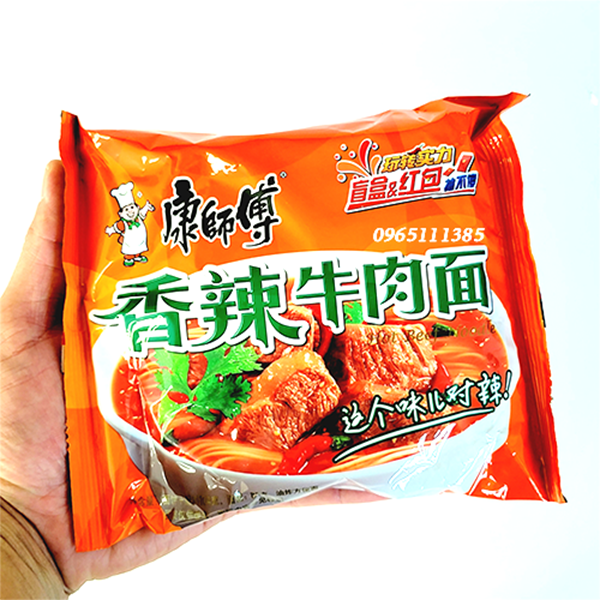 Mỳ Ăn Liền Khang Sư Phụ Vị Bò Hầm Cay