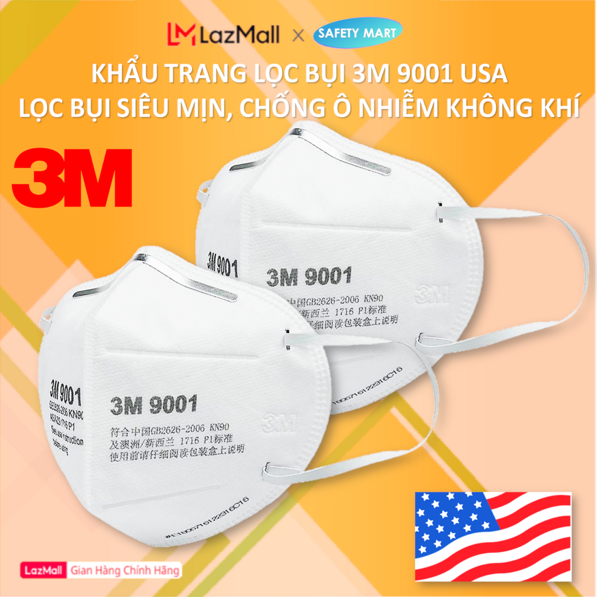 25 PCs 3m 9001v box with European ffp1 standard antibacterial ventilation valve, 3M 9001 US NIOSH N90 standard respiratory protection mask, 9001 3m fine dust filter medical mask-authentic safemall/safety Mart