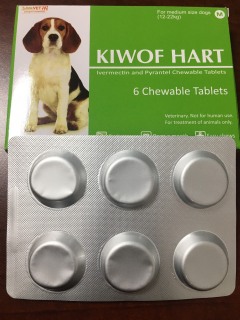 Viên nhai tẩy giun và phòng ngừa nhiễm chỉ trên chó dưới 11 kg Kiwof Hart thumbnail